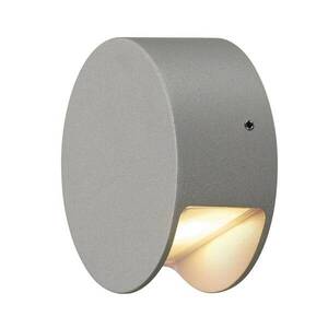 BIG WHITE SLV PEMA, nástěnné svítidlo, LED, 3000K, IP44 , stříbrošedé, 4 W 231012 obraz