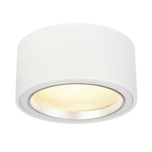 BIG WHITE SLV PL PŘISAZENÝ REFLEKTOR 48, stropní svítidlo, LED, 3000K, kulaté, bílé, 1 800 ml, max. 21 W, vč. ovladače LED 161461 obraz