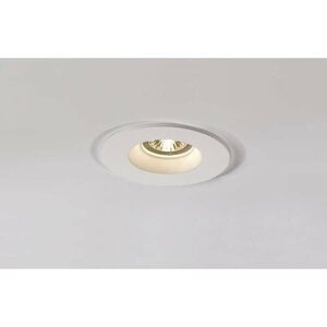 BIG WHITE SLV PLASTRA, vestavné svítidlo, QPAR51, kulaté, bílá sádra, max. 35 W 148070 obraz