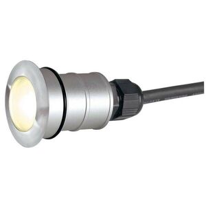 BIG WHITE SLV POWER TRAIL-LITE 42, venkovní zapuštěné podlahové svítidlo, LED, 3000K, IP67, kulaté, nerezová ocel 316 228332 obraz