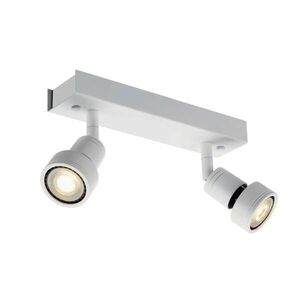 BIG WHITE SLV PURI 2, nástěnné a stropní svítidlo, dvě žárovky, QPAR51, bílé matné, max. 100 W, s dekoračním kroužkem 147371 obraz