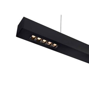 BIG WHITE SLV Q-LINE PD LED vnitřní závěsné svítidlo, 1m, BAP, černá, 3000K 1000927 obraz