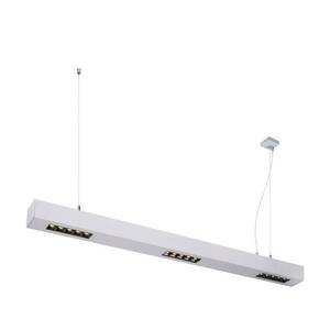BIG WHITE SLV Q-LINE PD LED vnitřní závěsné svítidlo, 1m, BAP, stříbrná, 3000K 1000934 obraz
