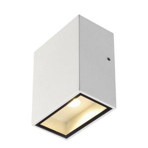 BIG WHITE SLV QUAD 1 XL, nástěnné svítidlo, LED, 3000K, IP44, hranaté, bílé, 3, 2 W 232431 obraz