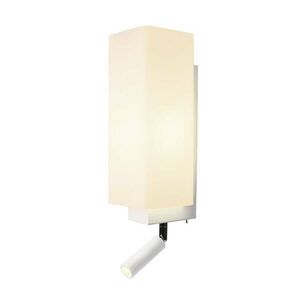 BIG WHITE SLV QUADRASS SPOT Indoor nástěnné svítidlo s LED Spotem a objímkou E27, bílé 1003429 obraz