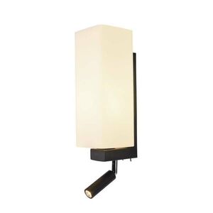 BIG WHITE SLV QUADRASS SPOT Indoor, nástěnné svítidlo s LED Spotem a objímkou E27, černé 1003428 obraz