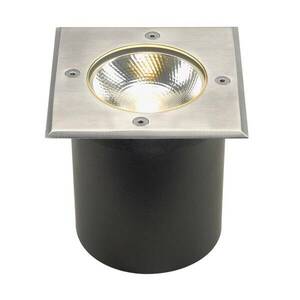 BIG WHITE SLV ROCCI 125, venkovní zapuštěné podlahové svítidlo, LED, 3000K, IP67, hranaté, nerezová ocel 316, max. 6 W 227604 obraz