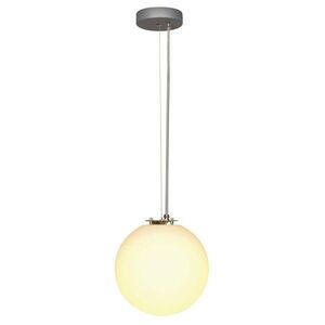 BIG WHITE SLV ROTOBALL 25, závěsné svítidlo, TC-(D, H, T, Q)SE, stříbrošedé/bílé, pr. 25cm, max. 24 W 165390 obraz