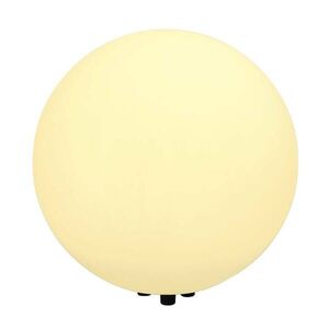 BIG WHITE SLV ROTOBALL FLOOR 50, venkovní stojací lampa, TC-(D, H, T, Q)SE, IP44, koule, bílá, pr. 50 cm, max. 24 W 227221 obraz