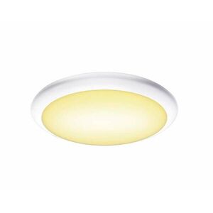 BIG WHITE SLV RUBA 27 CW venkovní LED nástěnné a stropní přisazené svítidlo bílé CCT switch 3000/4000 K 1005089 obraz