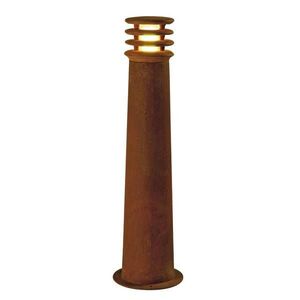 BIG WHITE SLV RUSTY 70, venkovní stojací lampa, TC-DSE, IP55, kulatá, rezavé železo, pr./V 19/70 cm, max. 11 W 229021 obraz