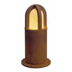 BIG WHITE SLV RUSTY CONE 40, venkovní stojací lampa, TC-DSE, IP54, kulatá, rezavé železo, pr./V 15/40 cm, max. 11 W 229431 obraz