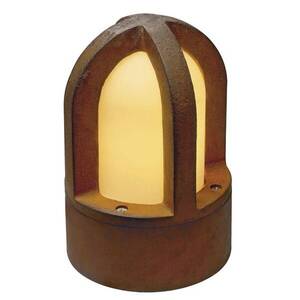 BIG WHITE SLV RUSTY CONE, venkovní stojací lampa, C35, kulatá, rezavé železo, pr./V 15/24 cm, max. 40 W, IP54 229430 obraz