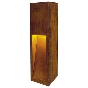 BIG WHITE SLV RUSTY SLOT 50, venkovní stojací lampa, LED, 3000K, rezavé železo, D/Š/V 12/12/50 cm 233447 obraz