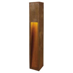 BIG WHITE SLV RUSTY SLOT 80, venkovní stojací lampa, TC-DSE, IP44, rezavé železo, D/Š/V 12/12/80 cm, max. 11 W 229411 obraz
