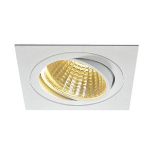 BIG WHITE SLV SADA NEW TRIA 1, vestavné svítidlo, jedna žárovka, LED, 2700K, hranaté, bílé, 30°, 29 W obraz