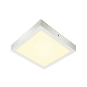 BIG WHITE SLV SENSER 24 Indoor, stropní LED svítidlo hranaté, bílé, 3000K 1003019 obraz