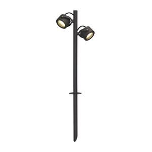 BIG WHITE SLV SITRA 360 SL SPIKE, venkovní svítidlo s trnem, dvě žárovky, TCR-TSE, IP44, antracit, max. 18 W 231535 obraz