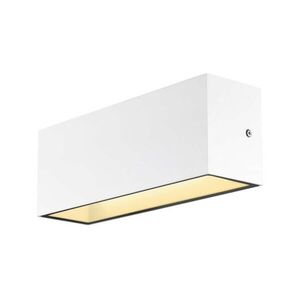 BIG WHITE SLV SITRA L WL UP/DOWN venkovní LED nástěnné přisazené svítidlo, bílé CCT switch 3000/4000 K 1005156 obraz