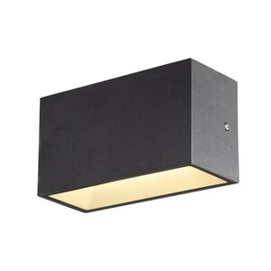 BIG WHITE SLV SITRA M WL UP/DOWN venkovní LED nástěnné přisazené svítidlo antracit CCT switch 3000/4000 K 1005151 obraz