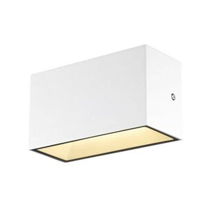 BIG WHITE SLV SITRA M WL UP/DOWN venkovní LED nástěnné přisazené svítidlo, bílé CCT switch 3000/4000 K 1005153 obraz