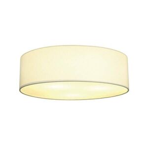 BIG WHITE SLV TENORA CL-1, stropní svítidlo, TC-(D, H, T, Q)SE, kulaté, bílé stínítko pr./V 50/15 cm, max. 69 W 156051 obraz