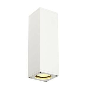 BIG WHITE SLV THEO, nástěnné svítidlo, QPAR51, hranaté, up/down, bílé, max. 100 W 1000327 obraz