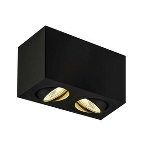 BIG WHITE SLV TRILEDO Double LED vnitřní stropní nástavbové svítidlo, černá, 3000K, 16W 1002003 obraz