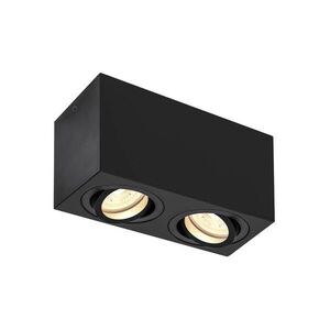 BIG WHITE SLV TRILEDO Double vnitřní stropní nástavbové svítidlo, QPAR51, černá, max. 10W 1002005 obraz