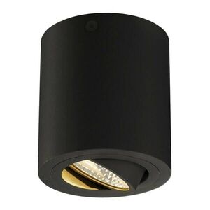 BIG WHITE SLV TRILEDO ROUND CL, stropní svítidlo, LED, 3000K, kulaté, černé matné, 38°, 6, 2 W, vč. ovladače 113930 obraz