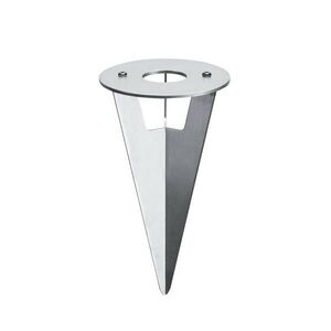 BIG WHITE SLV TRN DO ZEMĚ, pro svítidlo pro osvětlení cest a stojací lampu HELIA, nerezová ocel, 17 cm 228560 obraz