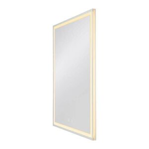 BIG WHITE SLV TRUKKO WL vnitřní LED nástěnné zrcadlo hranaté s funkcí odmlžení alu 1004730 obraz