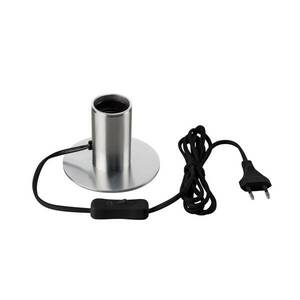 BIG WHITE SLV Vnitřní stolní lampa FITU TL kartáčovaný Al, E27, max. 10W 1001678 obraz