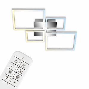 BRILONER LED CCT rám 75 cm 38W 4000lm chrom BRILO 3093-018 obraz