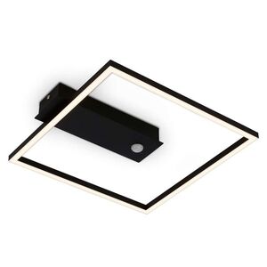 BRILONER LED stropní svítidlo se senzorem a časovačem, 32 cm, 14W, 1400lm, černá BRILO 3770015 obraz