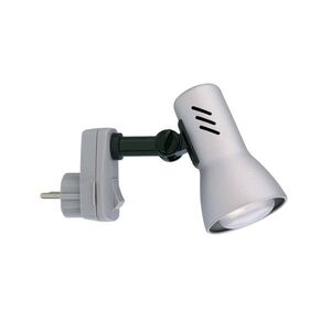 BRILONER Svítidlo do zásuvky SCHUKO 10, 5 cm 1x E14 25W titan BRI 2763-014P obraz