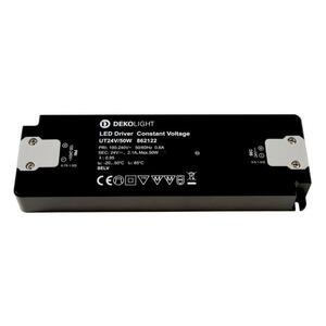 Deko-Light napájení FLAT, UT24V/50W konstantní napětí 0-210 mA IP20 24V DC 50, 00 W 862122 obraz