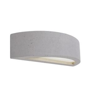 Deko-Light nástěnné přisazené svítidlo Sarin 220-240V AC/50-60Hz E14 1x max. 25, 00 W 300 mm šedá 341178 obraz