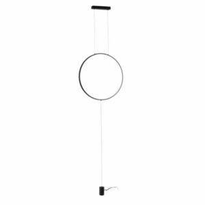 FANEUROPE FAN EUROPE Závěsná lampa PIANTANA LED PORTAL černá 20 W 2400 lm CCT 50x50x400 cm obraz