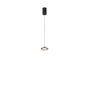 FANEUROPE FAN EUROPE Závěsné LED svítidlo Atreo hnědo-béžový kov/hliník, 6 W, 3000 K, průměr 13 x 200 cm obraz