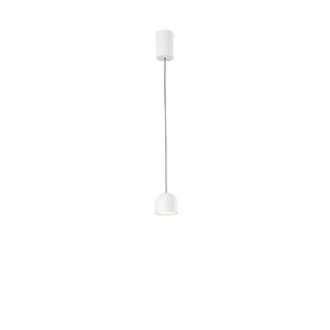 FANEUROPE FAN EUROPE Závěsné LED svítidlo Yoyo (bílé, kov + akryl), 6 W, 3000 K, pr. 9, 7 x 200cm obraz