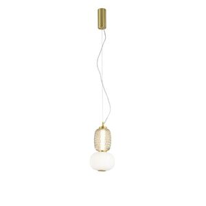 FANEUROPE FAN EUROPE Závěsné svítidlo LED TOTEM zlatá 18 W 2000 lm 3000 K 17x196, 5 cm obraz