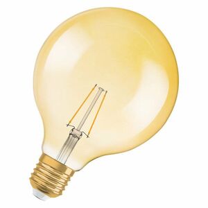 LEDVANCE Vintage 1906 LED CL GLOBE125 FIL GOLD 22 non-dim 2, 5W/825 E27 obraz