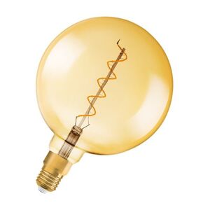 LEDVANCE Vintage 1906 LED dim CL GLOBE200 FIL GOLD 28 dim 5W/820 E27 obraz