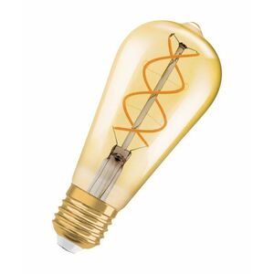 LEDVANCE Vintage 1906 LED ST64 dim CL Edison FIL GOLD 25 dim 4, 5W/820 E27 obraz