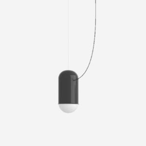 LUCIS závěsné svítidlo CAPSULE 8, 1W LED 3000K sklo černá opál DALI ZL.L1.C20.61M DALI2 obraz