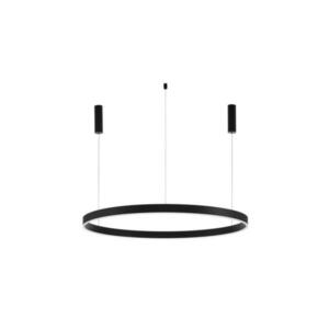 NOVA LUCE závěsné svítidlo MOTIF LED hliník a akryl černá 70W 2700K-6000K 220-240V, CCT a stmívatelné, IP20 9530219 obraz