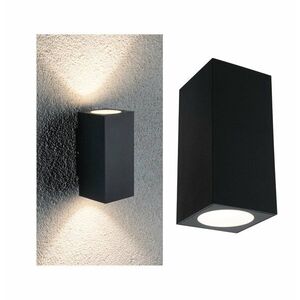 PAULMANN HOUSE venkovní nástěnné svítidlo Flame 2x2, 8W IP44 3.000K antracit 230V 943.28 obraz