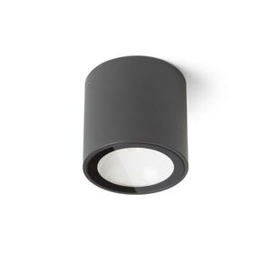 RED - DESIGN RENDL RENDL SENZA R stropní antracitová čiré sklo 230V LED 6W IP65 3000K R13623 obraz