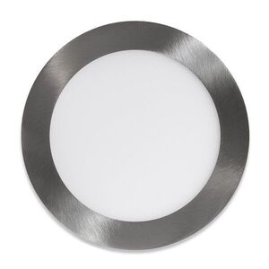 Ecolite Stříbrný vestavný LED panel kulatý 165mm 12W Barva světla: Denní bílá LED-WSL-12W/41/CHR obraz